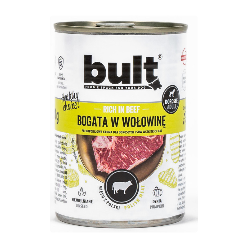 BULT MIX 3 Příchutě - mokrá strava pro psa - 30x800 g - foto 4