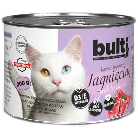 BULTI Rich in lamb - mokré krmivo pro kočky - 200g - foto 3