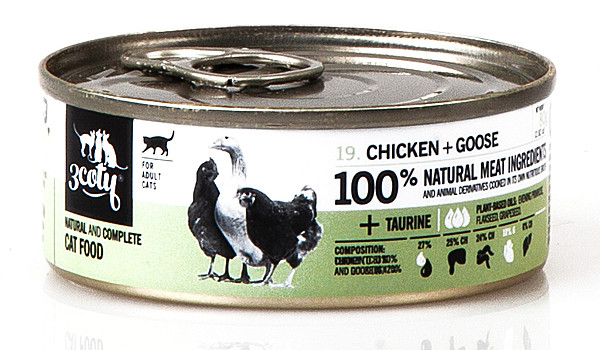 3COTY Chicken with goose - mokré krmivo pro kočky - 6x80g - foto 9
