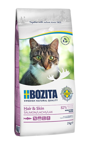 Bozita - Hair & Skin Wheat free Salmon 2 kg - foto 1