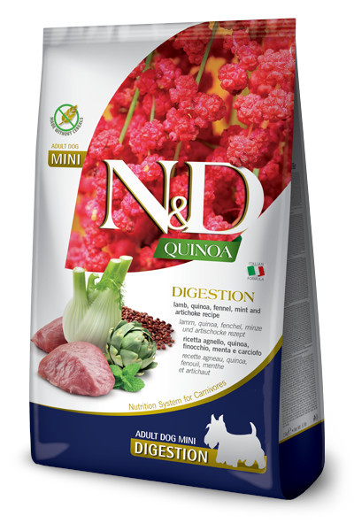 FARMINA N&D N&D Quinoa Digestion Lamb Mini Adult - Suché krmivo pro psy - 800g - foto 2