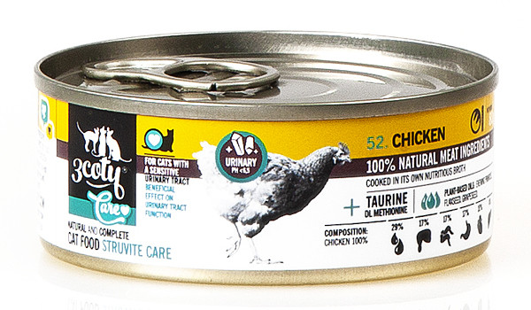 3COTY Chicken Struvite care - mokré krmivo pro kočky - 24x80g - foto 9