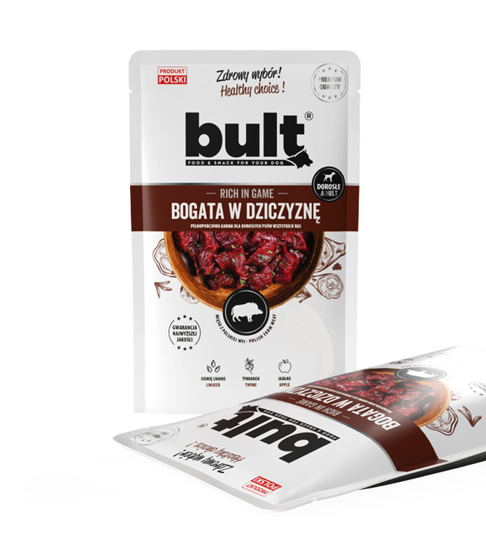 BULT Masová směs MIX příchutí – mokré krmivo pro psy – 12x100g - foto 3