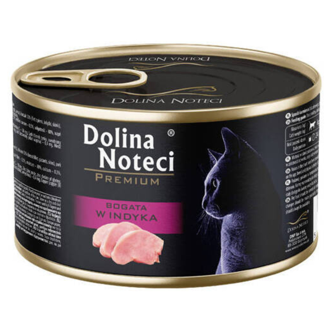 DOLINA NOTECI Premium Rich in turkey - mokré krmivo pro kočky - 185g - foto 1