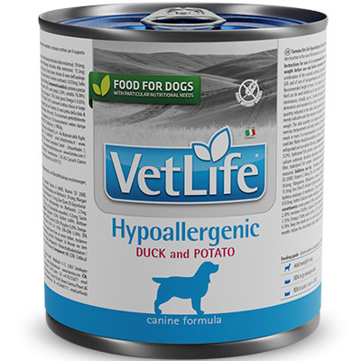 FARMINA Vet Life Diet DOG Hypoallergenic Duck & Potato - mokré krmivo pro psy - 300 g - foto 3