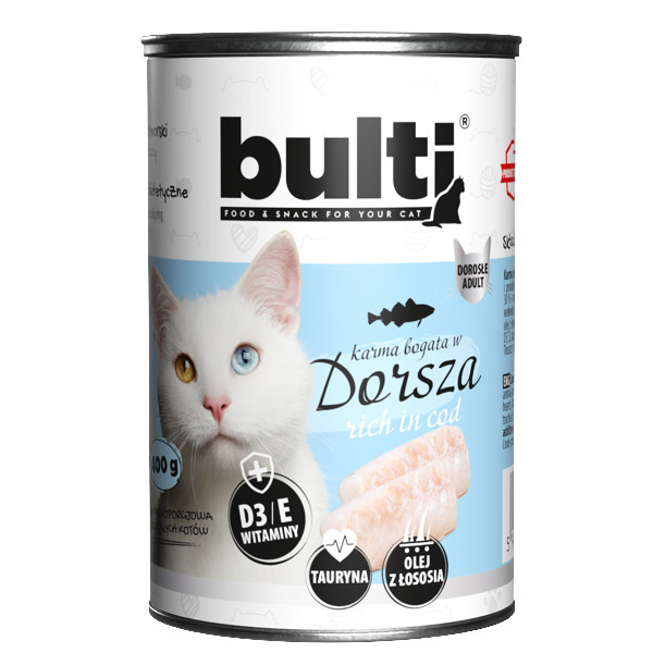 BULTI Mielonka Mix 6 příchutí - vlhké krmivo pro kočky - 36x400g - foto 6