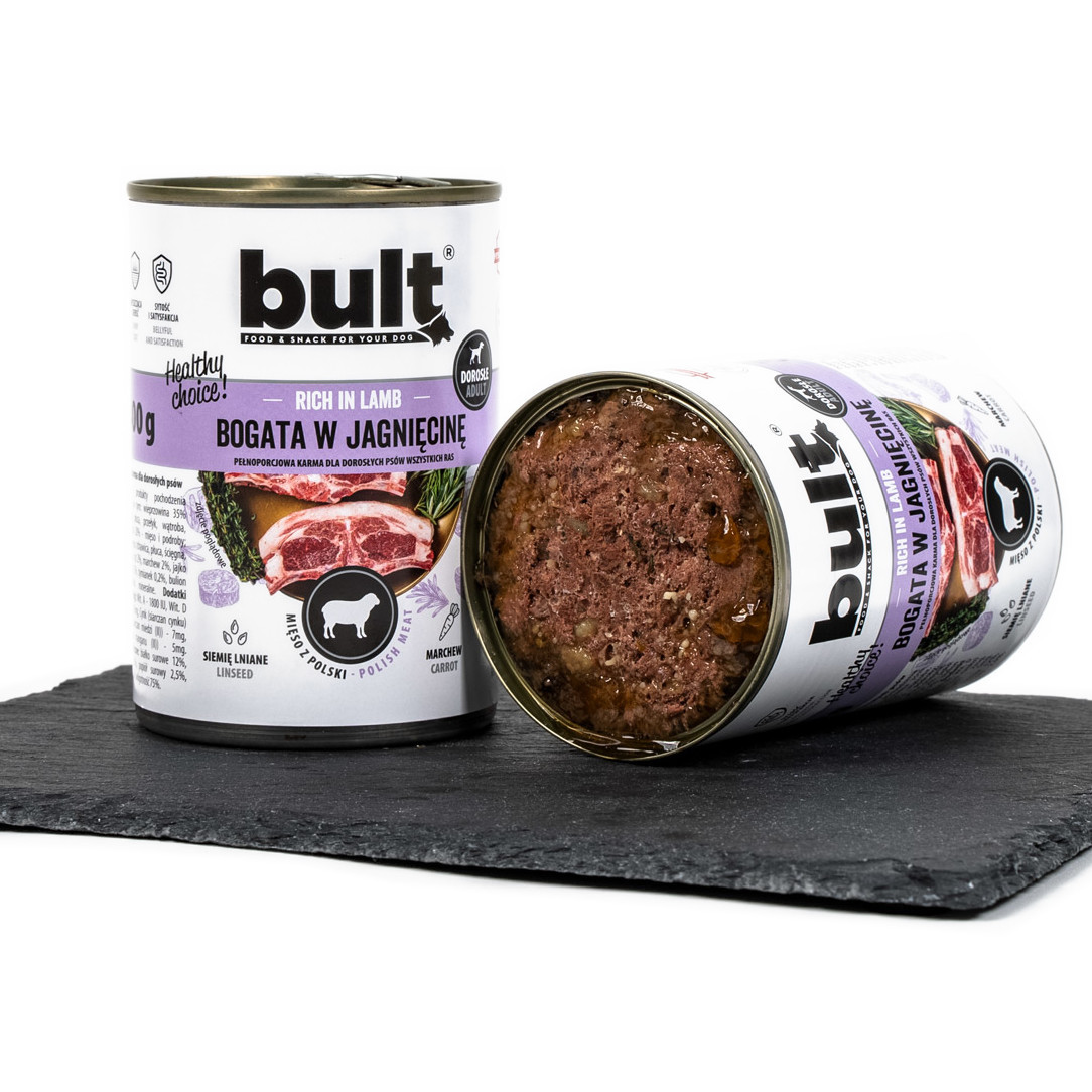 BULT MIX příchutí – mokré krmivo pro psy – 12×400 g - foto 1
