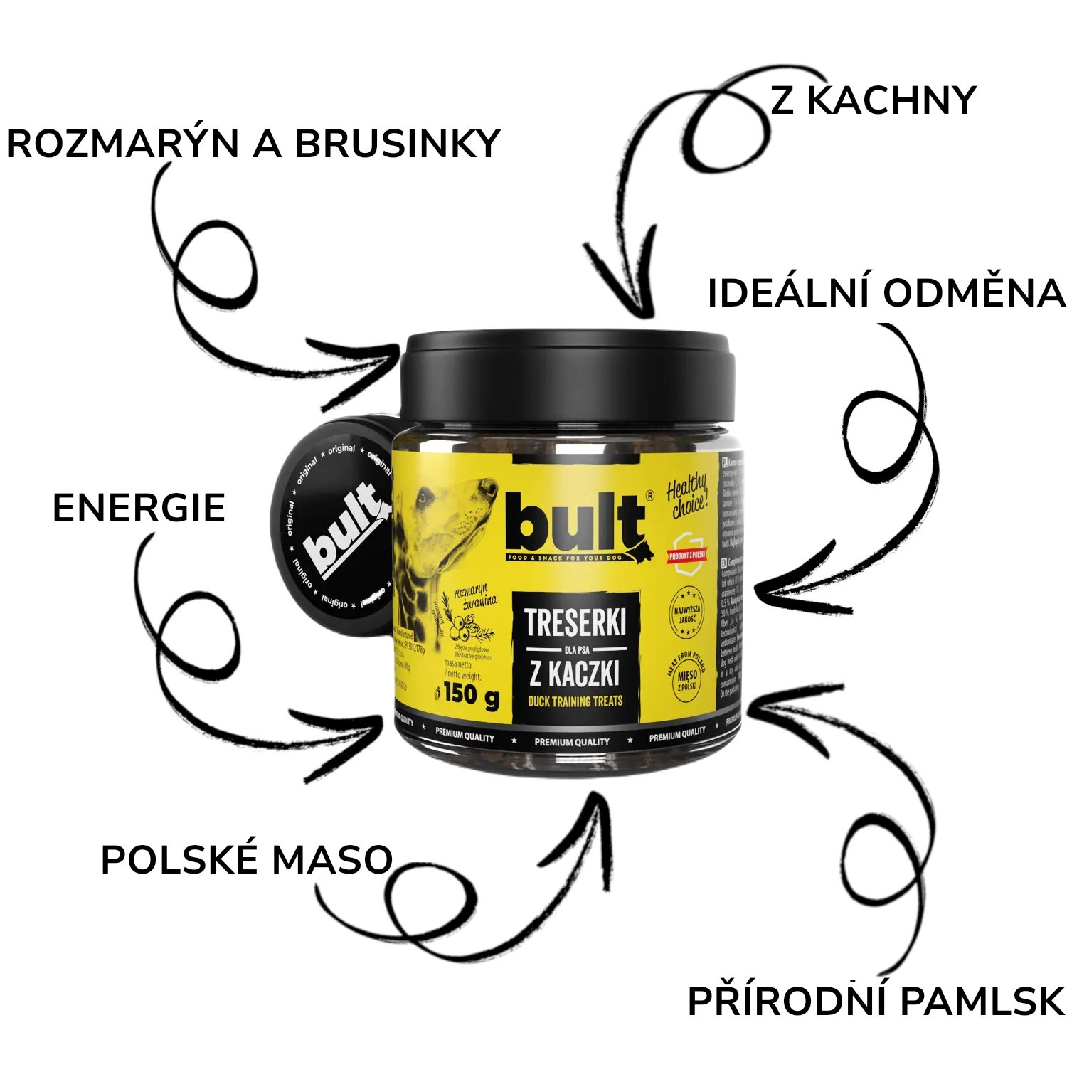 BULT Treserky MIX Příchutí – pochoutka pro psy – 6x150g - foto 4