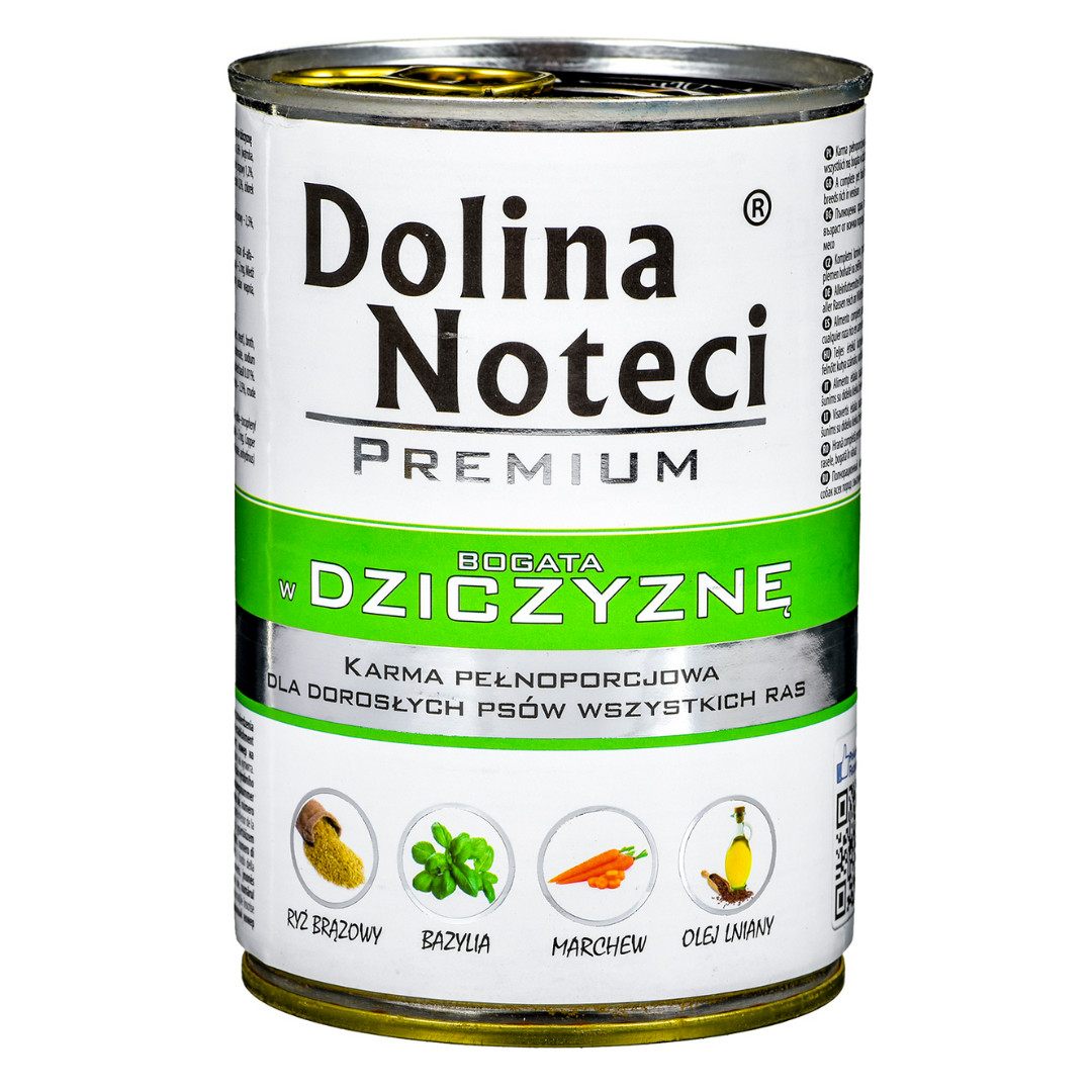 DOLINA NOTECI Premium Bohaté na zvěřinu - mokré krmivo pro psy - 400 g - foto 1
